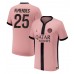 Maillot de foot Paris Saint-Germain Nuno Mendes #25 Troisième vêtements 2024-25 Manches Courtes